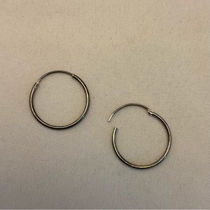 Dainty Sterling Silver Hoop Earrings